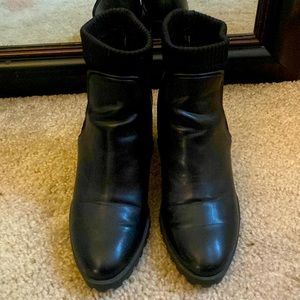 Black Zara boots